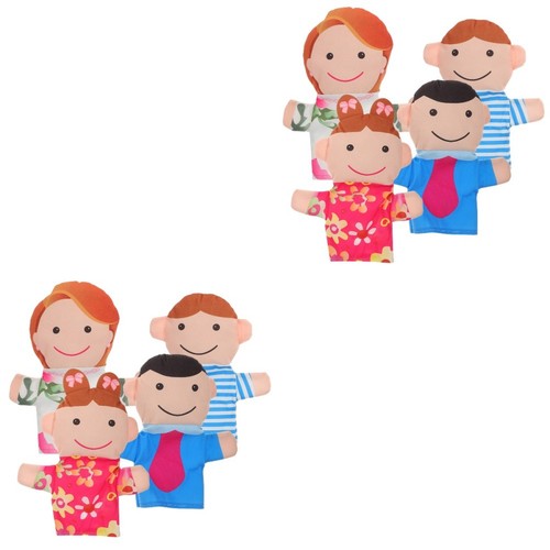 Burattini mano famiglia - burattini,