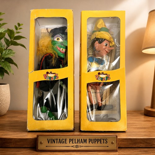 Coppia pupazzi vintage pelham - coppia,