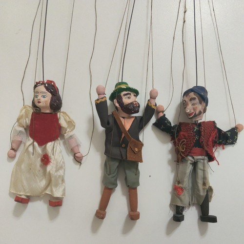 Marioneta lot vintage czech - 3,