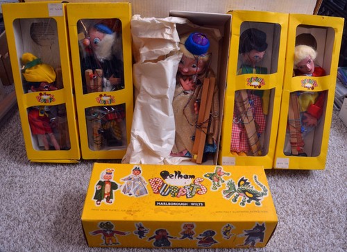 Lotto pupazzi pelham vintage - lotto,