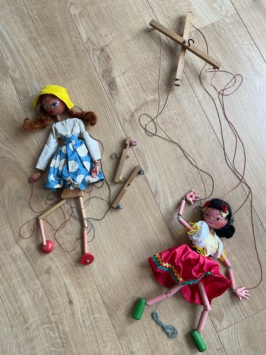 Due marionette vintage - marionette, pelham