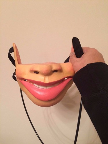 Mezza maschera pupazzo umano